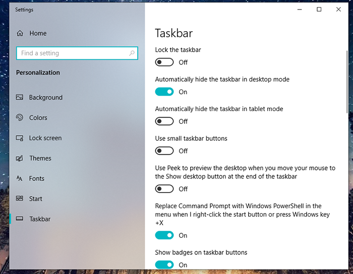 taskbar-settings-menu