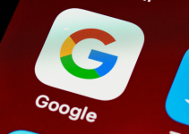 The Google app icon on a smartphone.