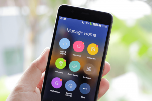 "Manage Home" open on an Asus Android phone.